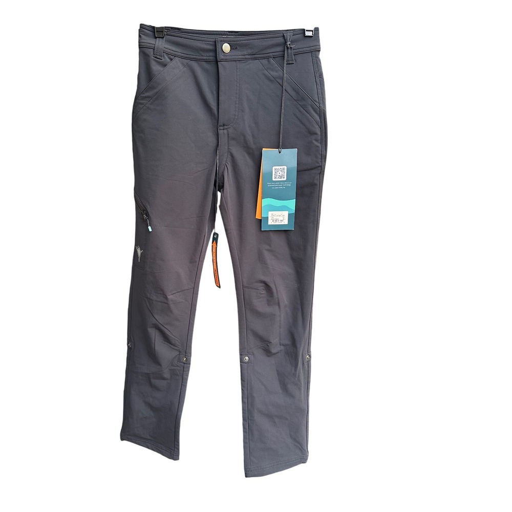 SheFly Go There Pants Black Canyon Hiking Zipper Technology Women Size 00 NWT